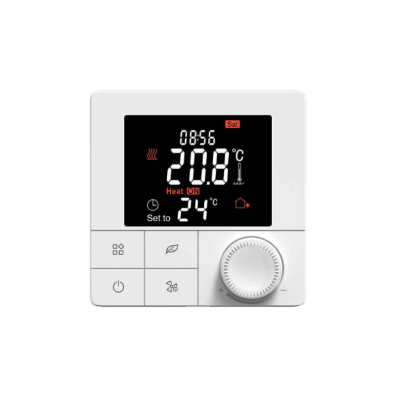 Thermostat à volant programmable avec écran LCD couleur