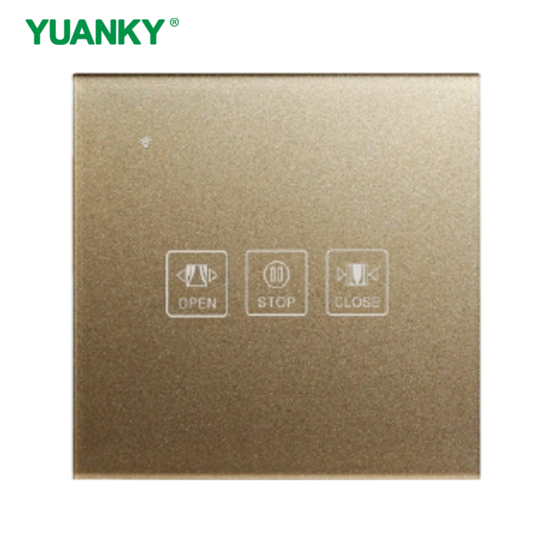 Yuanky Wifi Smart Curtain Switch Single Control 1 Way With Fashionable Appearance