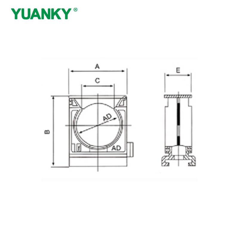 YUANKY Hot Selling Wave Hose Retube Fixed Support Nylon 66