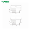 YUANKY CE REACH Brass Nickel Plated Metal Enlarger Metal Reducer Locknut Sealing Washer