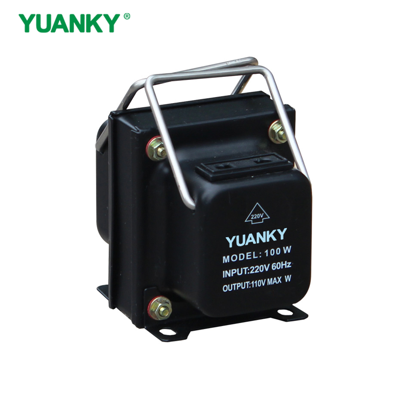 Single Phase 220V to 110V Indoor Use Aluminum Toroidal Coil Autotransformer Step-Up/Step-Down Power Converter 110V/220V