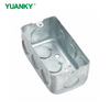YUANKY 1-3/4" Steel Industrial Distribution Box with Biometric Lock 120V 100A 6 Sockets
