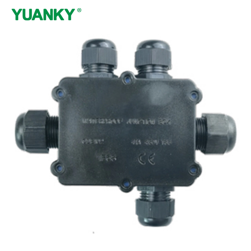 Waterproof Junction Box IP68 PC Enclosure 8-12MM 4-8MM Wire Connect ...