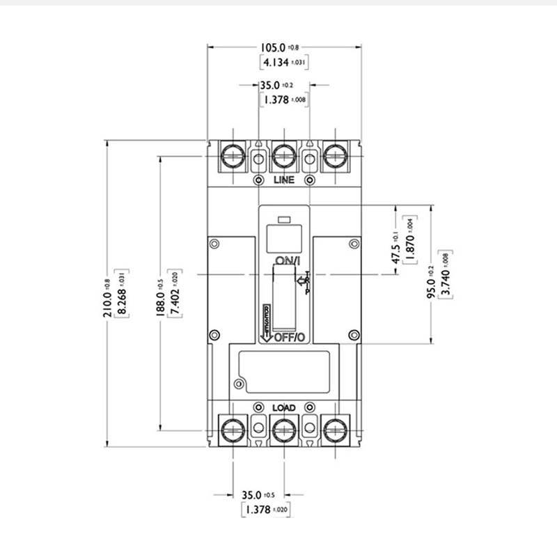 High Quality 30-250A J Series MCCB Moulded Case Circuit Breakers Durable Mccb Electrical Mcb Supply for Home & Office Use