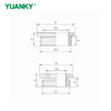 YUANKY CE REACH Brass Nickel Plated Metal Enlarger Metal Reducer Locknut Sealing Washer
