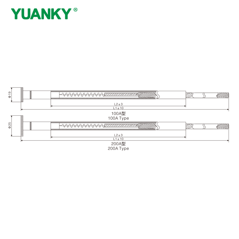 YUANKY High-end Type Fuse Link 100A Type 200A Type