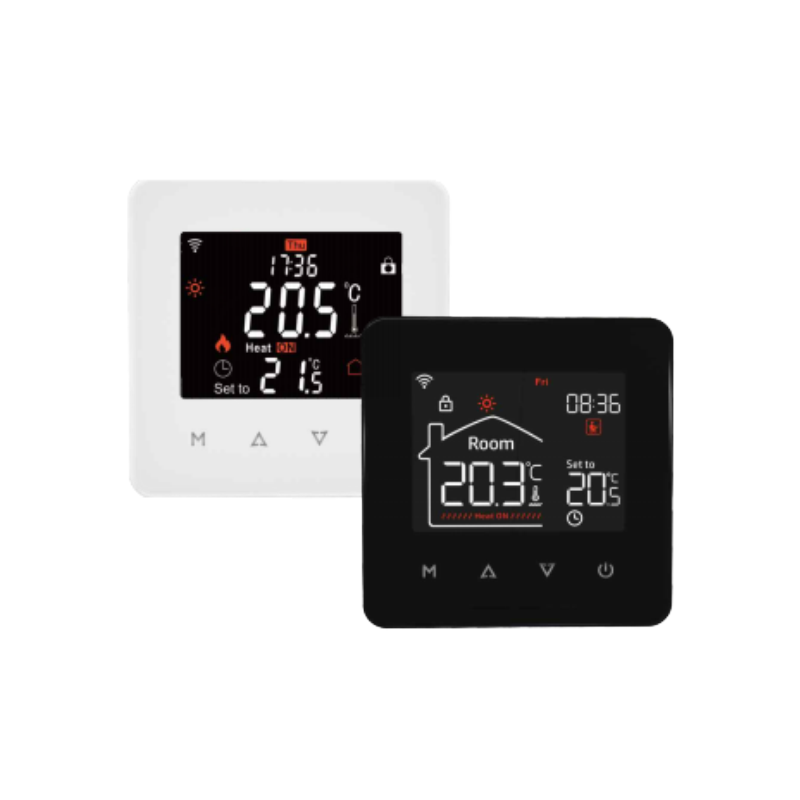 Kapazitiver Touch-LCD-Smart-Thermostat mit buntem Bildschirm