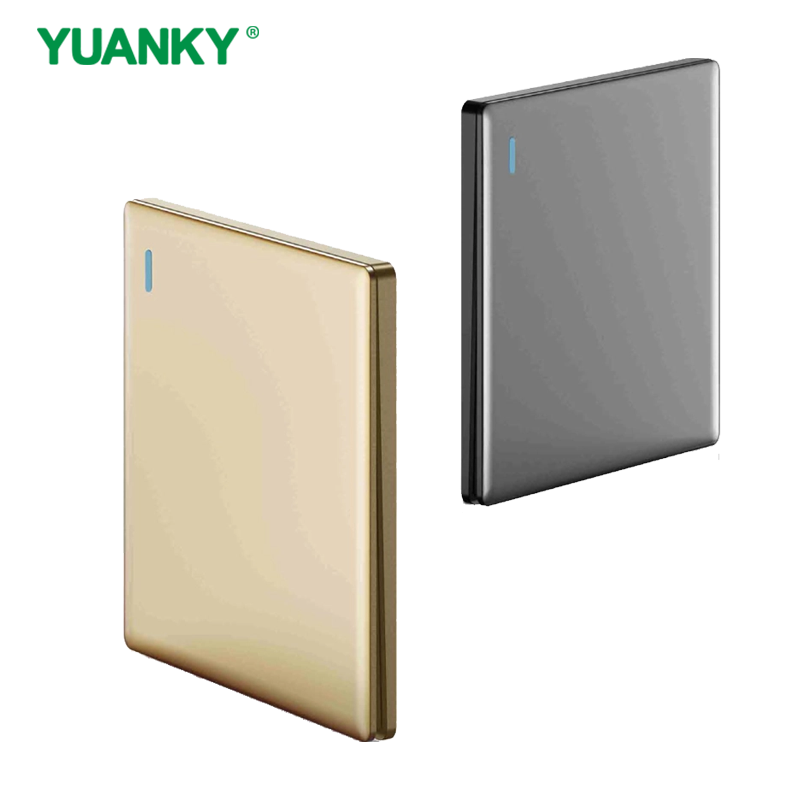 YUANKY Fully Fit A2 Switch Socket 13A 16A 2Gang 2way 2pin Usb Tel Tv Mf Switched Sockets Switches