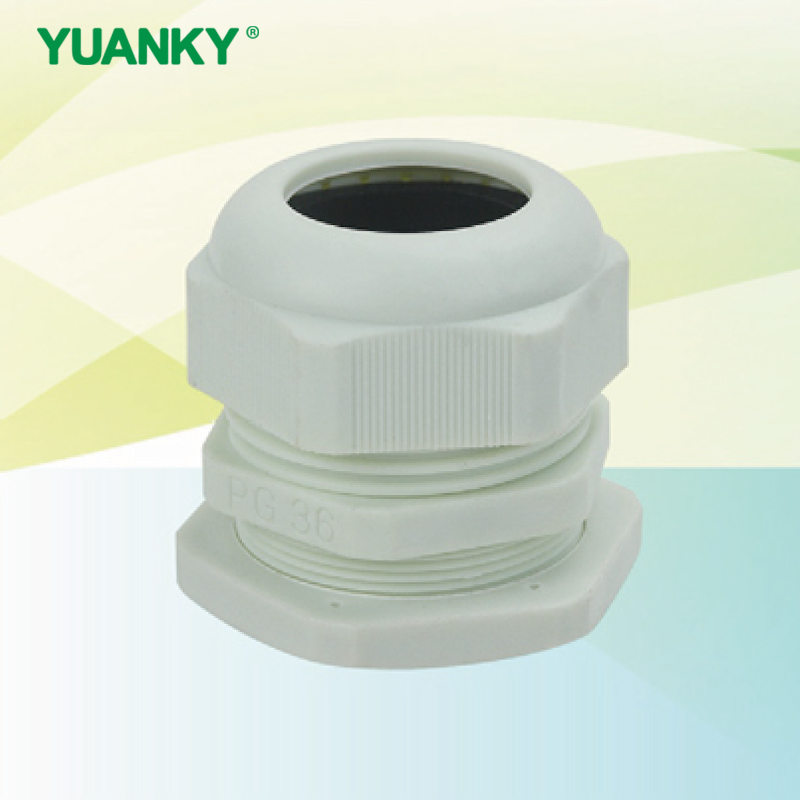 YUANKY Nylon Cable Glands Gray PA Chemigum Metric PG G IP65