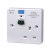 Factory supply 13a 30ma rcd outlet socket 1gang UK switch na may natitirang kasalukuyang ilaw na tagapagpahiwatig ng proteksyon