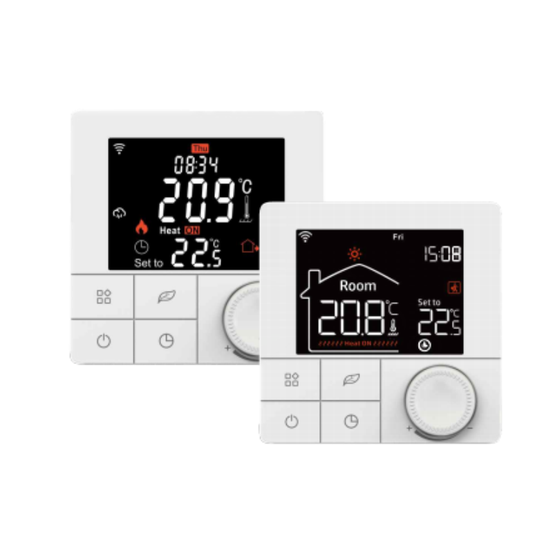 Programmable Handwheel Smart Wi-Fi Thermostat na may Full-color na LCD Screen