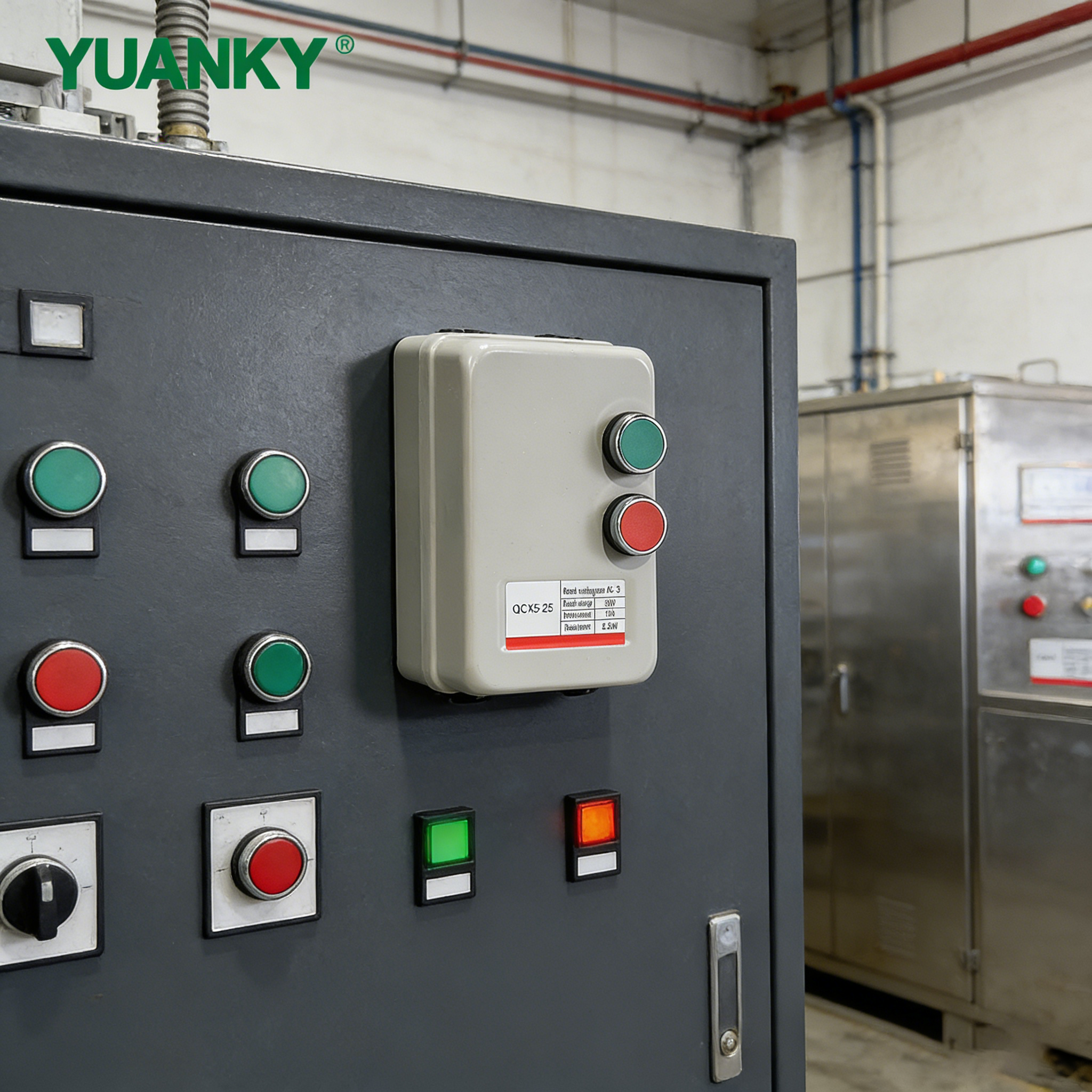 QCX5-25-50 12A DOL Motor Starter 3 Phase Magnetic Motor Starter Switch Short Circuit and Overload protection