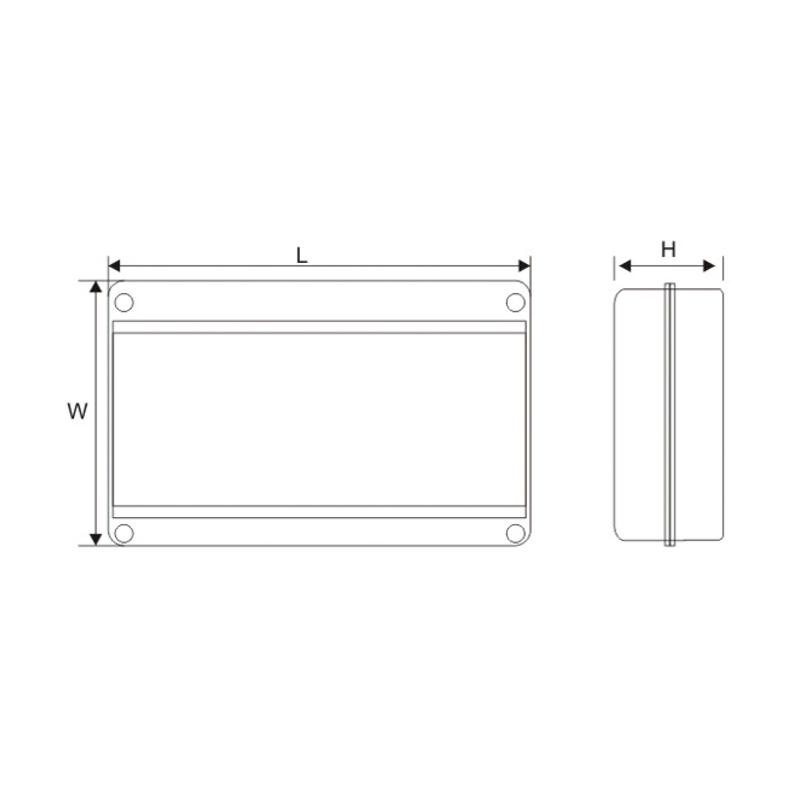 YUANKY HW-HT ABS PVC Waterproof Junction Box