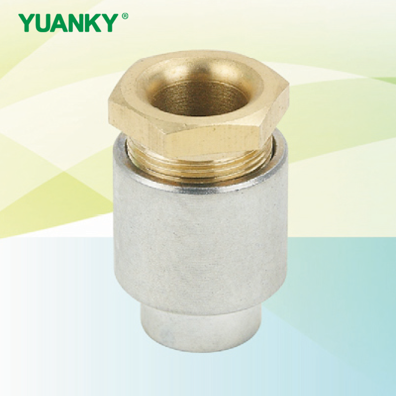YUANKY CE REACH Brass Nickel Plated Marine Cable Gland TJ Clampon TH Welded IP54