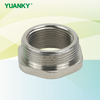 YUANKY CE REACH Brass Nickel Plated Metal Enlarger Metal Reducer Locknut Sealing Washer