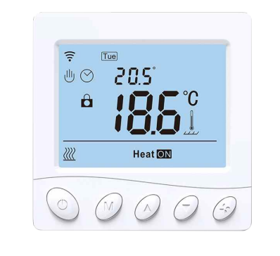 Büyük Ekran LCD Akıllı Wi-Fi Termostat