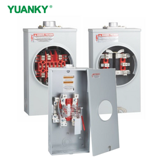 YUANKY 20A 600VAC Single Phase 20 Series Meter Socket Mounting Equipment