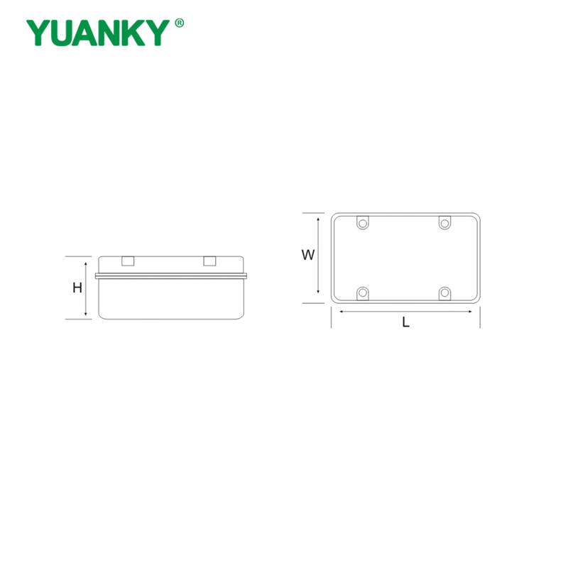 YUANKY HW-DG ABS PVC Waterproof Junction Box