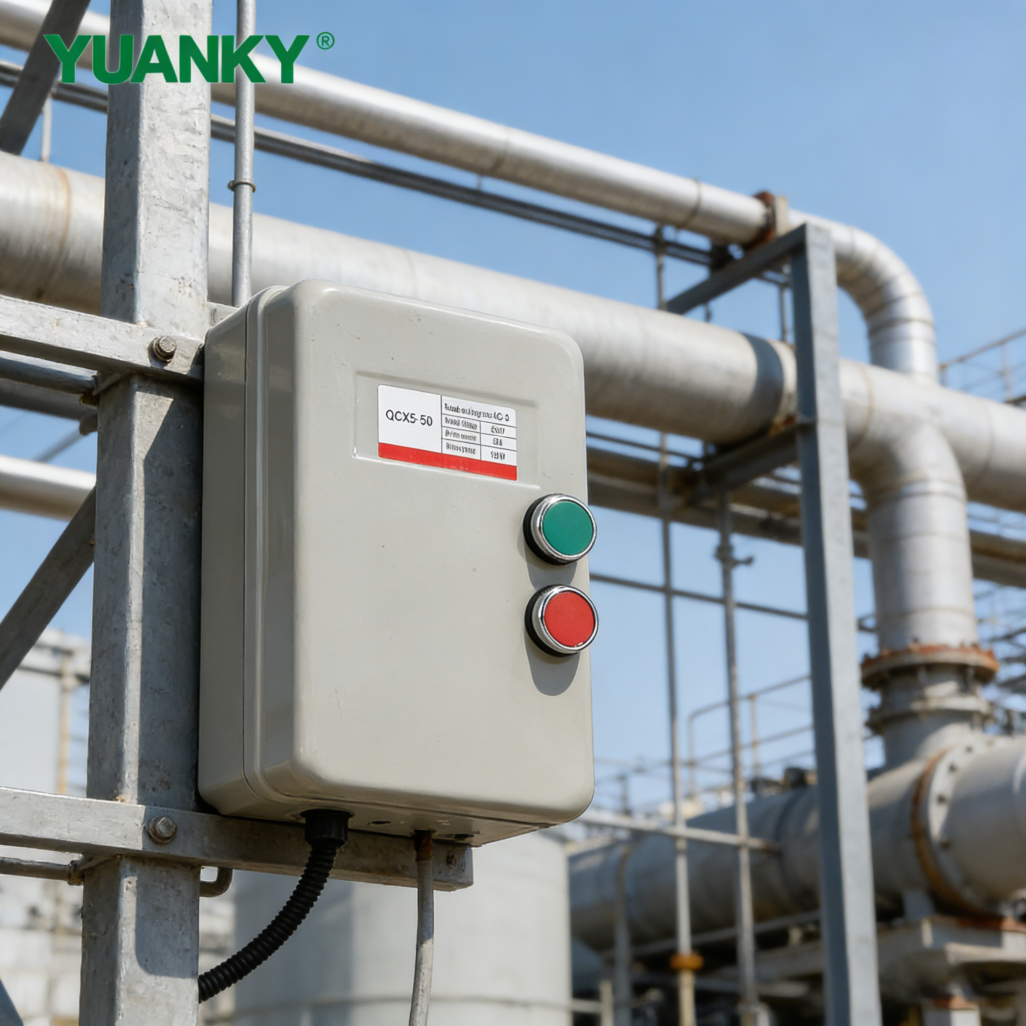 QCX5-18-50 12A DOL Motor Starter 3 Phase Magnetic Motor Starter Switch Short Circuit and Overload protection