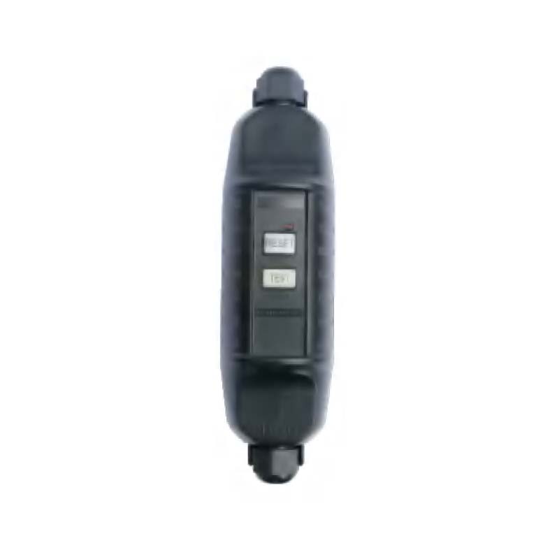 Inline GFCI KP-J16CD Manual Reset Appliance Plug & Socket for Gardening Tools & Consumer Electronics with 16A Rated Current