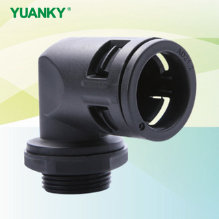 YUANKY Hot Selling Right Angle Elbow Black Grey PA