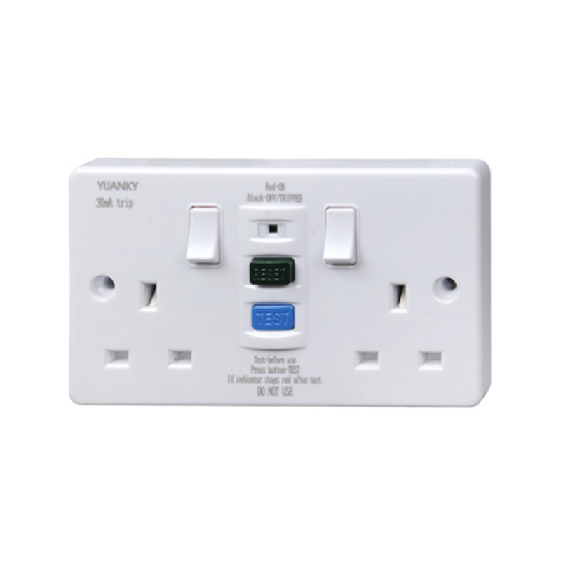 13A RCD Protected Safety Socket Outlet
