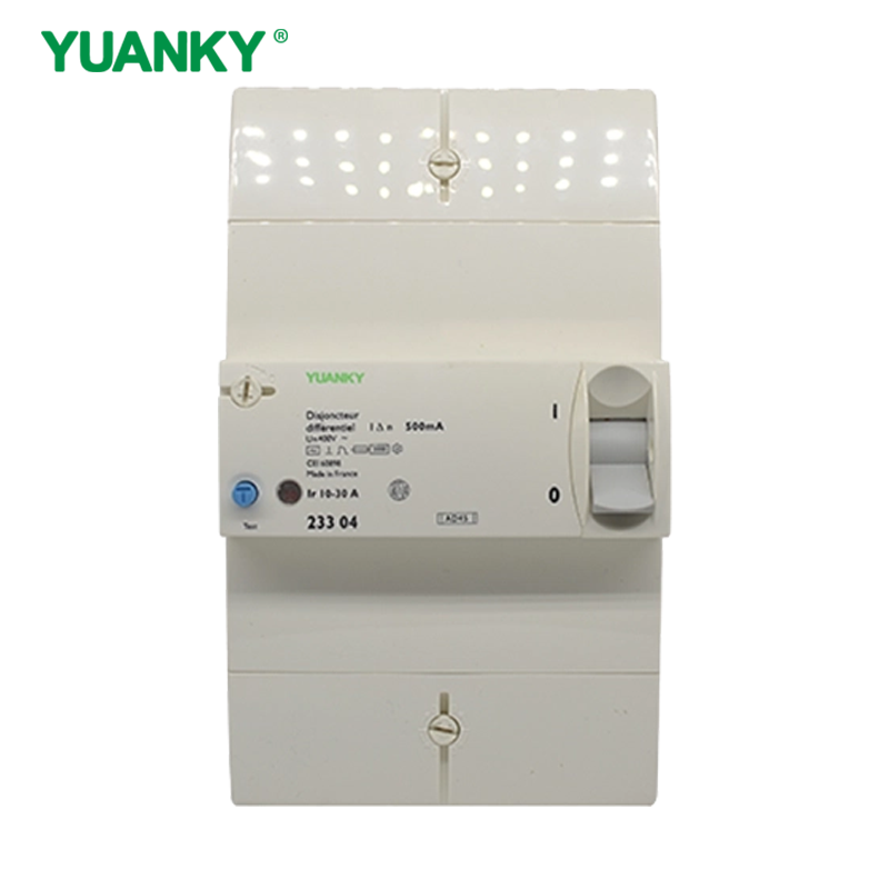 YUANKY HW-PG 3 Phase 2P 4P 300MA 500MA Differentiel Adjustable Earth Leakage Circuit Breaker Elcb