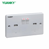 13A RCD Protected Safety Socket Twin Switch with 2 USB Twin Switch with 1 USB 1 Socket SMR/13A
