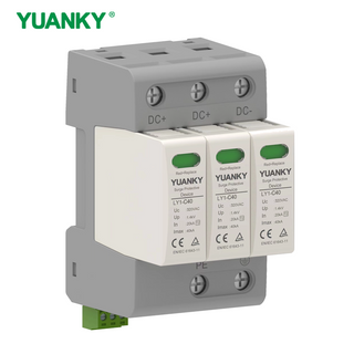 YUANKY Tuv Licence 20KA 40KA 600V 1000V 1500V Surge Arrester Protective Device DC SPD 48V PV Surge Protector