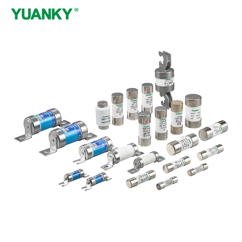 Photovoltaic Fuse 10&times;5 10&times;38 14&times;85 Cylindrical Fuse Link 1-63 A 1000VDC 1500VDC DC Fuse