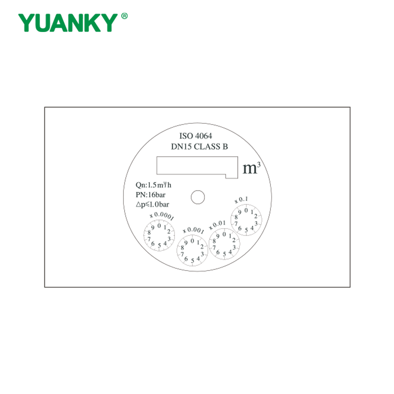 HWS‑xxD1 (DN15‑DN25) SINGLE JET WET TYPE WATER METER