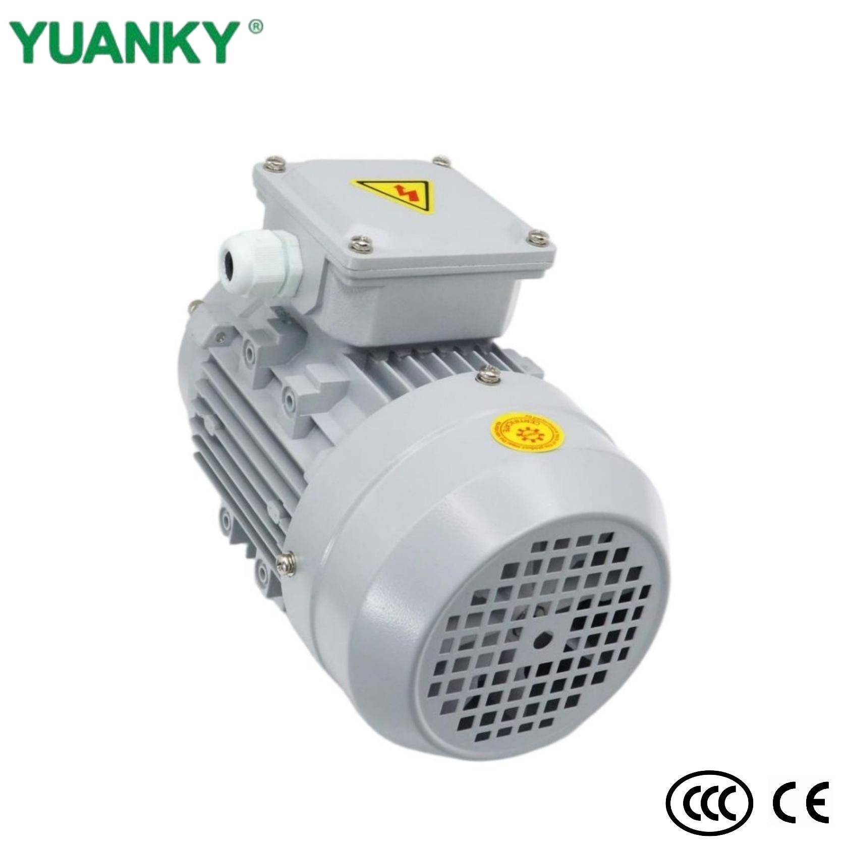 Moteur asynchrone triphas&eacute; s&eacute;rie YUANKY YS 0,18 kW-7,5 kW, moteur &agrave; induction &agrave; coque carr&eacute;e/ronde 1,69 A-14,9 A