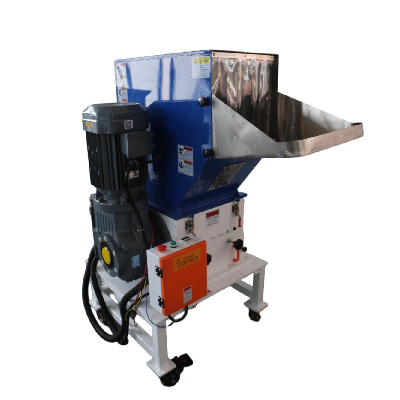 YUANKY GDL Series GDL-8000 Efisien Kecepatan Rendah Senyap Di Samping Mesin Penghancur 3,7kW, 150RPM, Kapasitas Penghancuran 100-200(kgh), Granulator Di Samping Mesin
