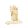 Goatskin Leather Outer Protective Gloves for Electrical Work Wear Over Rubber Insulating Gloves Adjustable Cuff Free Size