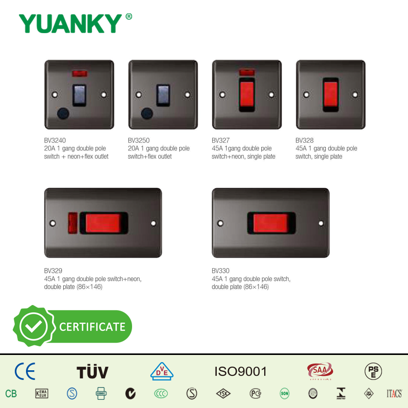 Presa per interruttore gamma BV di vendita calda YUANKY