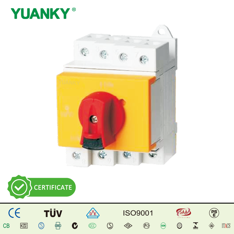 YUANKY DC HWDGC-320 32A DC1000 Bloccabile in posizione chiusa Interruttore di isolamento