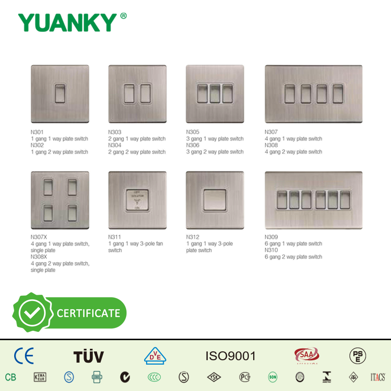 YUANKY Hot Selling N Range Switch Socket