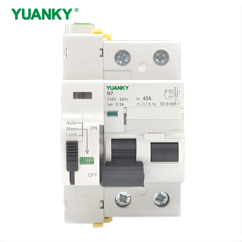 YUANKY 230VAC 50HZ 1P Auto Recloser Rccb Automatic Recloser Intelligent Reclosing