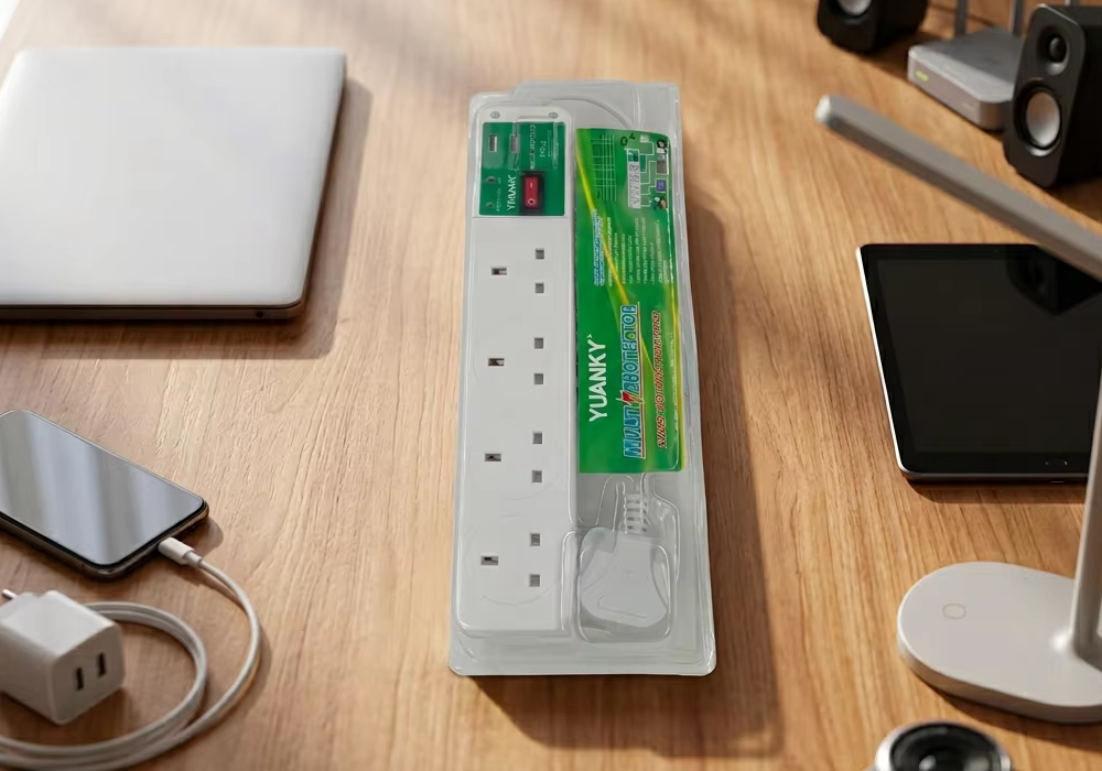 YUANKY UK Standard Surge Protector Extension Socket: Product Overview, Working Principles and Practical Applications