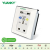 PRCD-SOCKET NF-EL5U-16 Earth Leakage Protection USB Socket with a USB a Ports Plastic US Plug Extension Socket