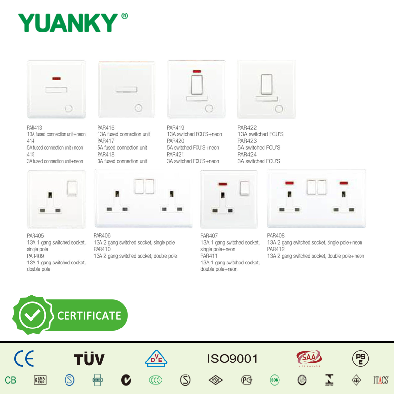 YUANKY Hot Selling PAR Range Switch Socket