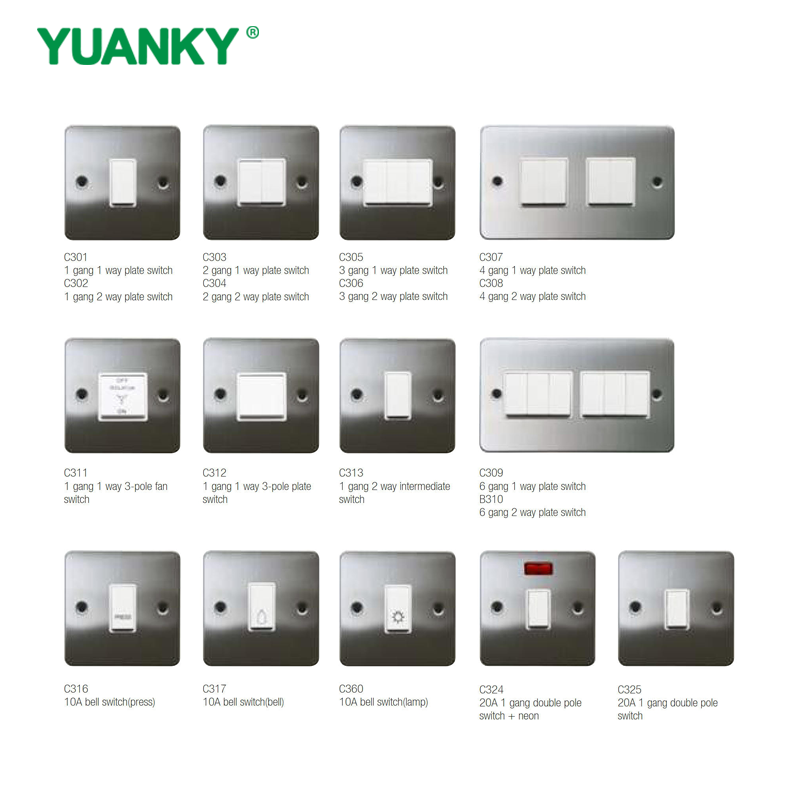 YUANKY Jual Terlaris Soket Sakelar Rentang C