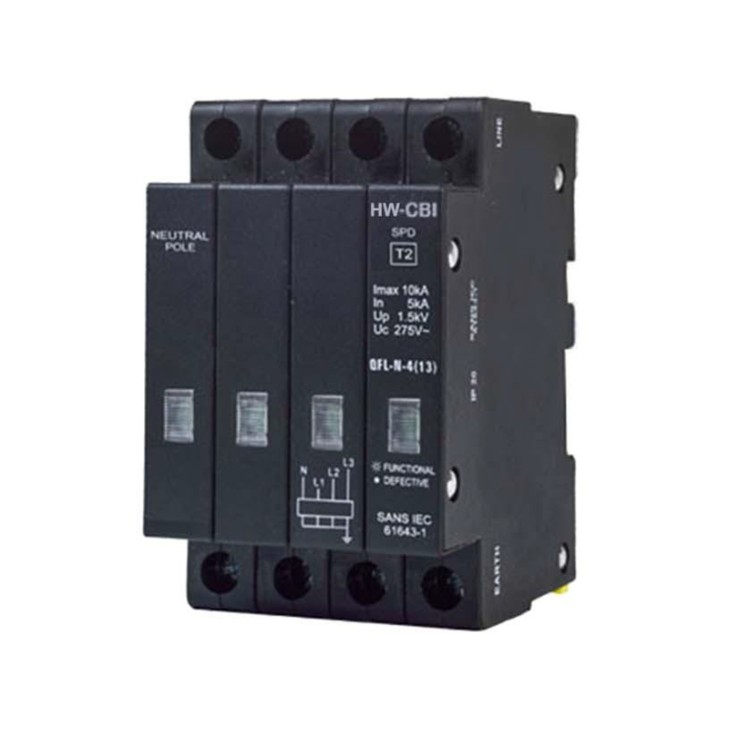 G&uuml;ney Afrika CBI Tipi QFL/QKL Serisi SPD Aşırı Gerilim Koruma Cihazı AC 275V Yıldırım Parafudr OEM Logosu ve Ambalajı Mevcuttur