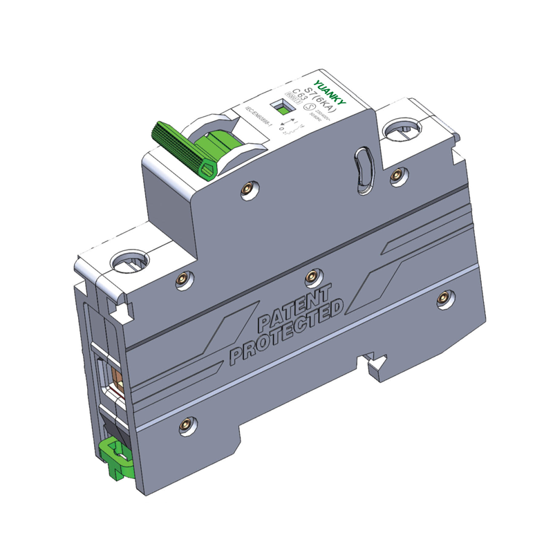YUANKY S7(6KA) C32 C63 Plastic Miniature Circuit Breaker MCB 1P 2P 3P Din Rail Mounting Industrial Use