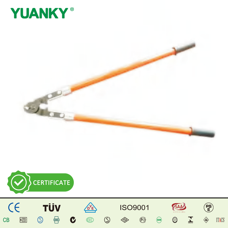 Insulated ACSR Cable Cutter, Fiberglass Handle Steel Core Aluminum Stranded Wire Cutting Tool