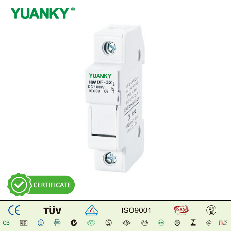 YUANKY HWDF-32 1P DC1500V 20KA 32A Photovoltaic Fuse