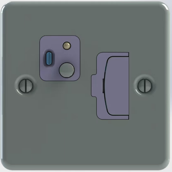 YUANKY New Rcd Socket With FUSE Protection 0130SMG