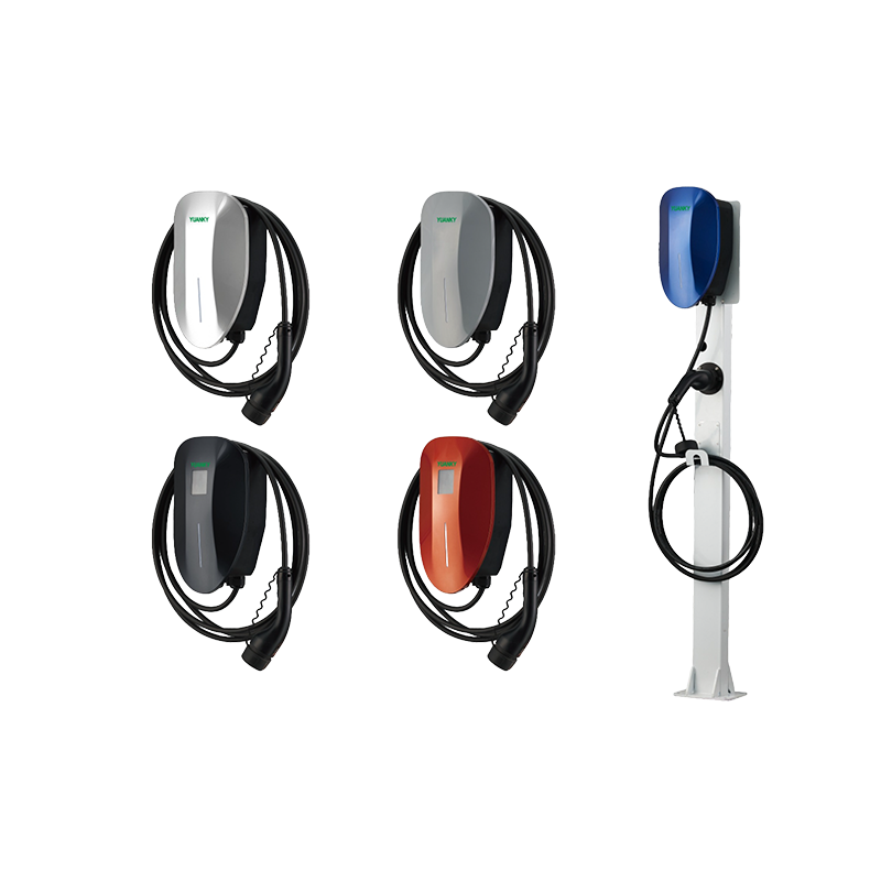 AC EV Charger Socket Version 7kW 11kW 22kW Wall Mounted EV Charging Station Type2 Socket Electric Vehicle Charger for Home Commercial Use