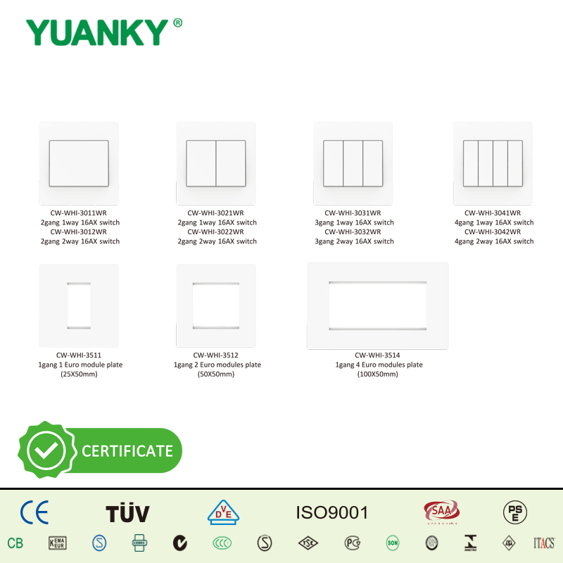 YUANKY Hot Selling CW-bereikschakelaaraansluiting