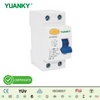 YUANKY Test Regularly MCB Plastic Miniature Circuit Breaker 2P 4P Rail Mounting Breaking Capacity Indication Test Button